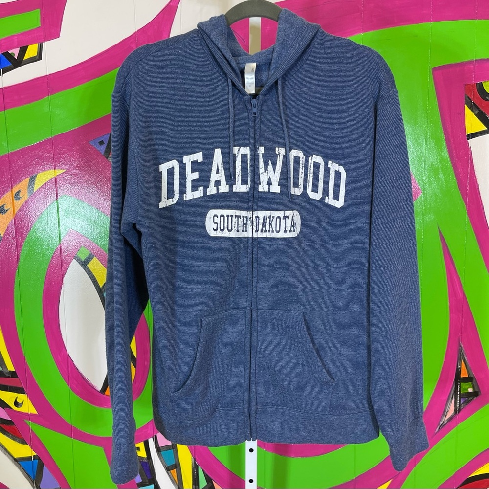 Teemax, Deadwood South Dakota, ZipUp Hooded Jacket. Size Small. Excellent cond!